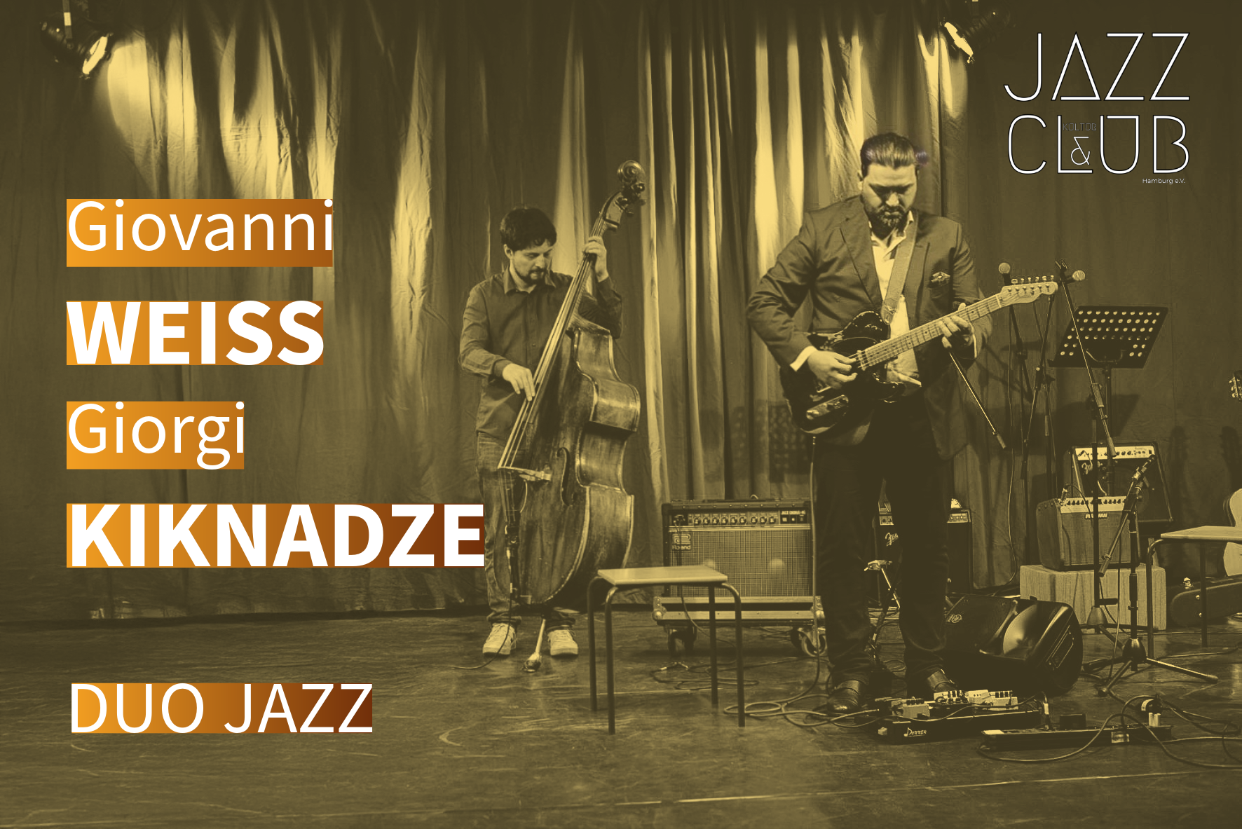 Giovanni Weiss & Giorgi Kiknadze Jazz Duo in der Galerie Brücke